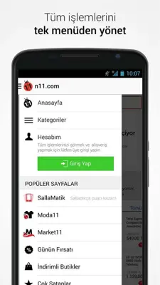 n11.com android App screenshot 2